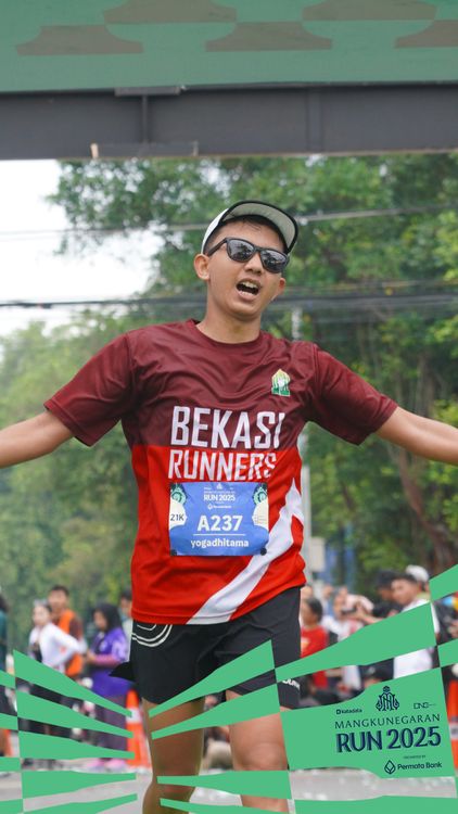Race photo from Mangkunegaran Run 2025