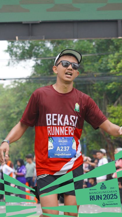Race photo from Mangkunegaran Run 2025