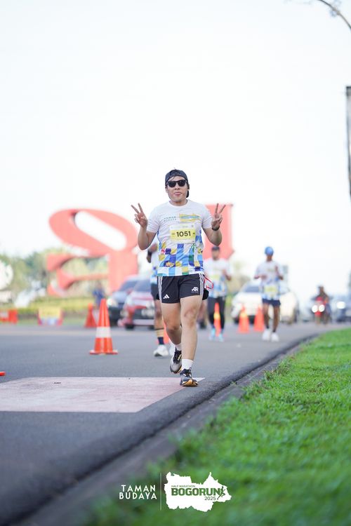 Race photo from Taman Budaya x BOGORUN 2025