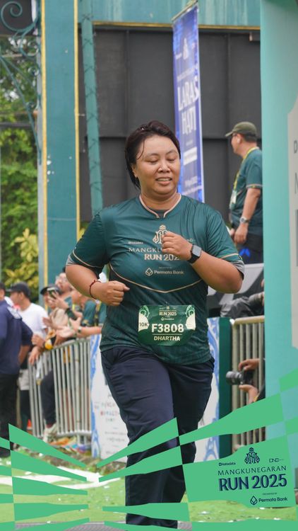 Race photo from Mangkunegaran Run 2025