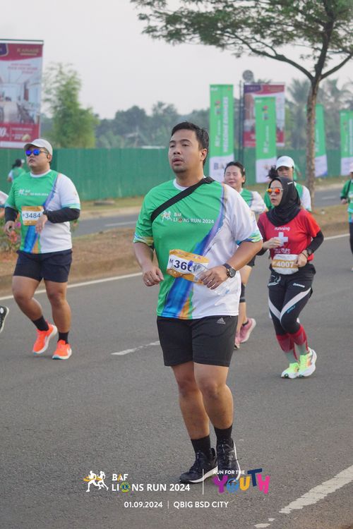Race photo from BAF LIONS RUN 2024