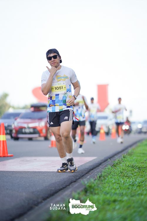 Race photo from Taman Budaya x BOGORUN 2025