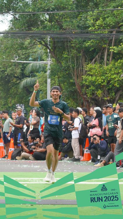 Race photo from Mangkunegaran Run 2025