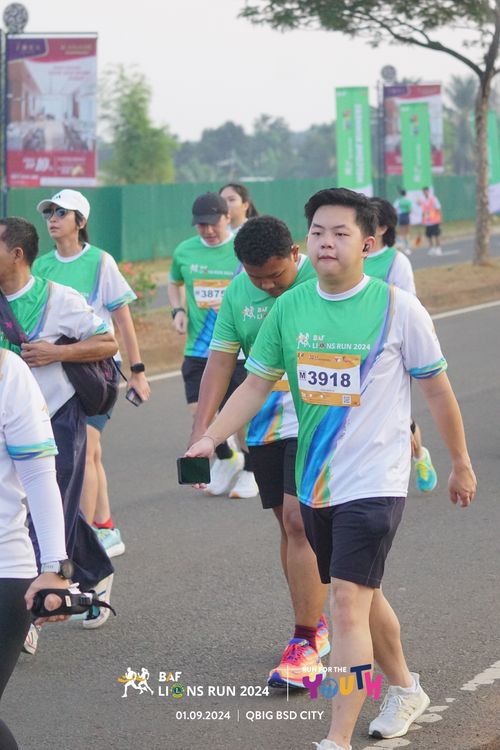 Race photo from BAF LIONS RUN 2024