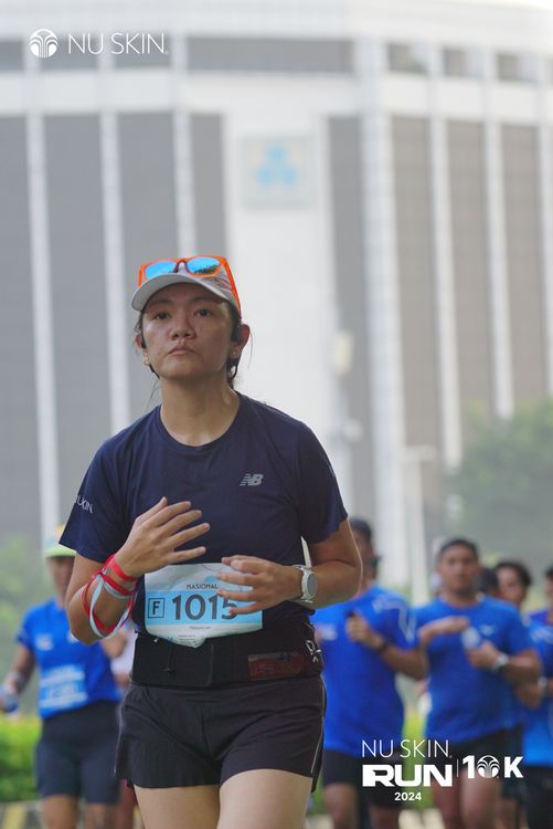 Race photo from Nu Skin Run 10K