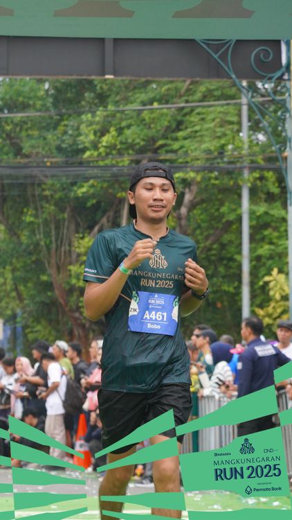Race photo from Mangkunegaran Run 2025
