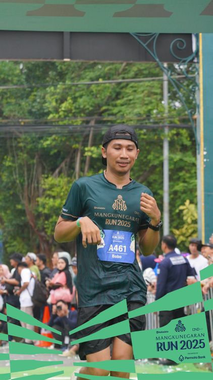Race photo from Mangkunegaran Run 2025