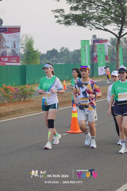 Race photo from BAF LIONS RUN 2024