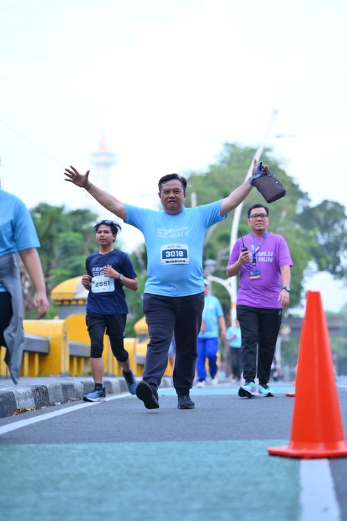 Race photo from KEMLU RUN 2025