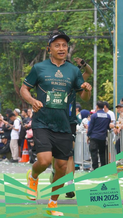 Race photo from Mangkunegaran Run 2025