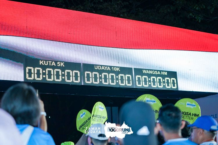 Race photo from Taman Budaya x BOGORUN 2025