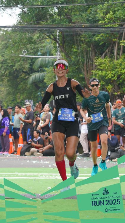 Race photo from Mangkunegaran Run 2025