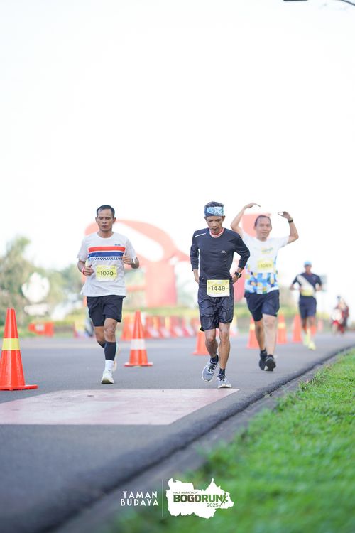Race photo from Taman Budaya x BOGORUN 2025