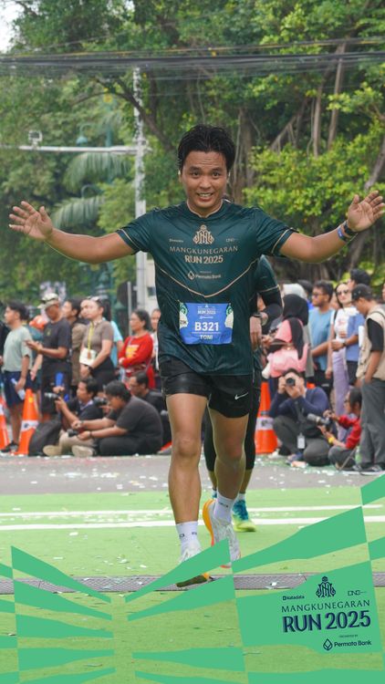 Race photo from Mangkunegaran Run 2025