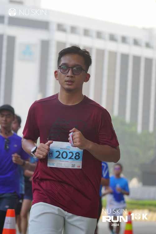 Race photo from Nu Skin Run 10K