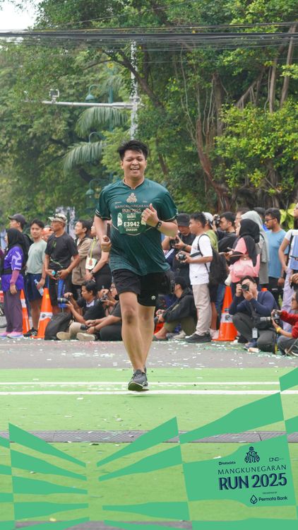 Race photo from Mangkunegaran Run 2025