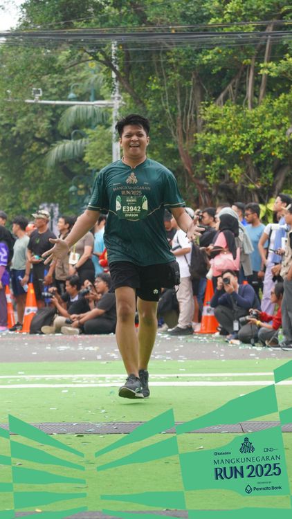 Race photo from Mangkunegaran Run 2025