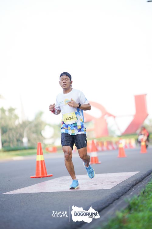 Race photo from Taman Budaya x BOGORUN 2025