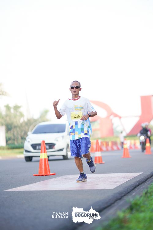 Race photo from Taman Budaya x BOGORUN 2025