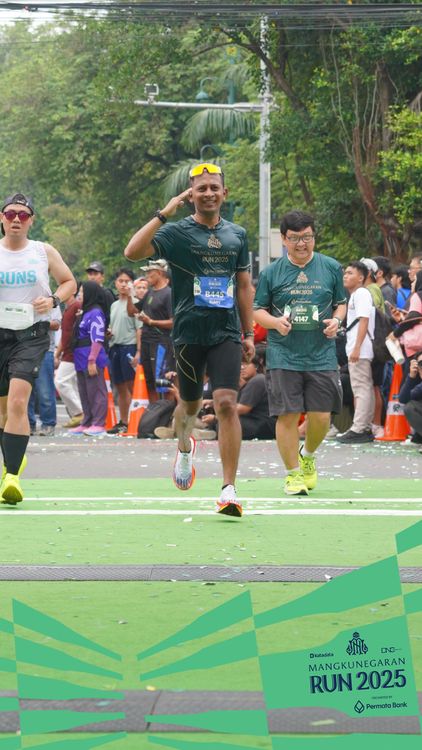 Race photo from Mangkunegaran Run 2025