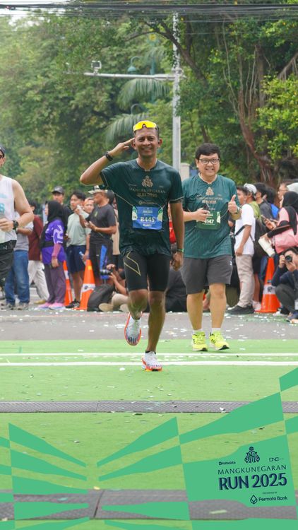 Race photo from Mangkunegaran Run 2025