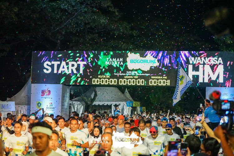 Race photo from Taman Budaya x BOGORUN 2025