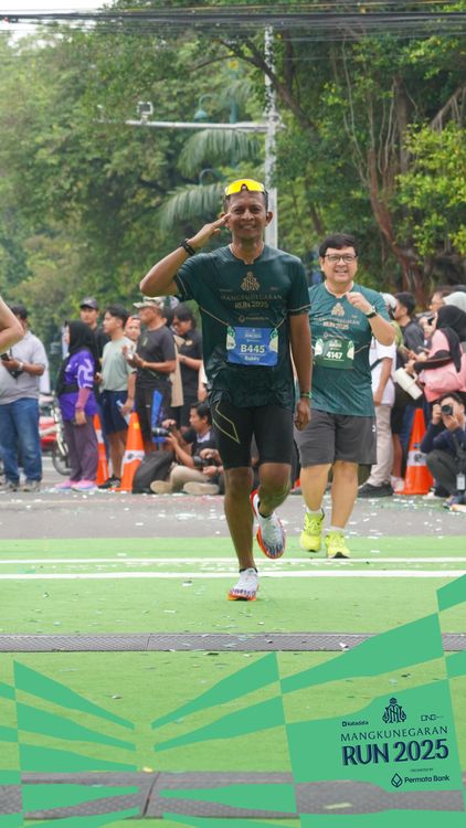 Race photo from Mangkunegaran Run 2025