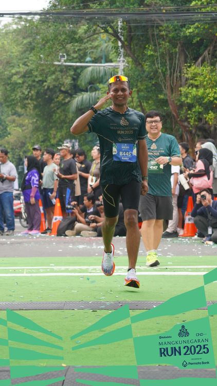 Race photo from Mangkunegaran Run 2025