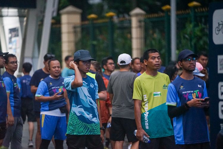 Race photo from Road to BAF Lions Run 2024