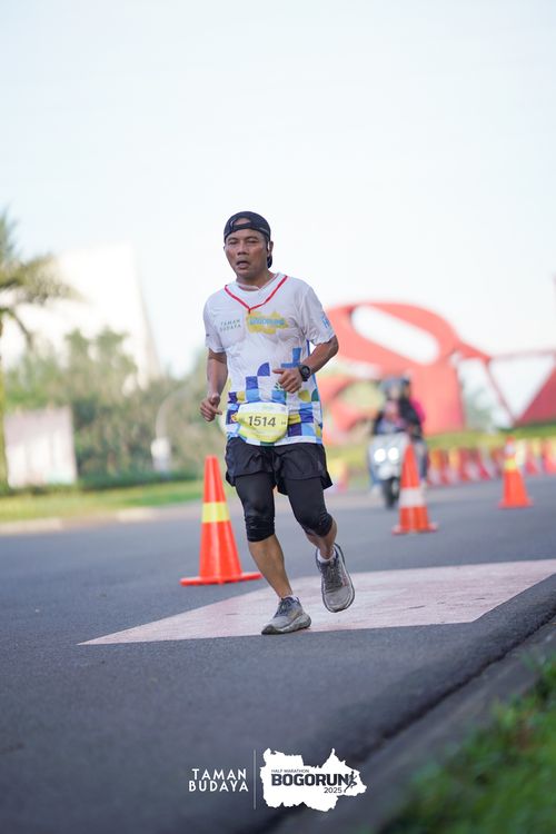 Race photo from Taman Budaya x BOGORUN 2025