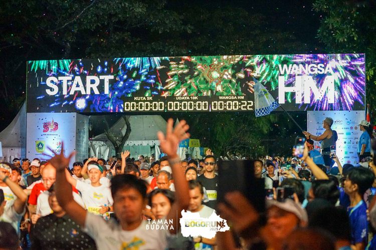 Race photo from Taman Budaya x BOGORUN 2025