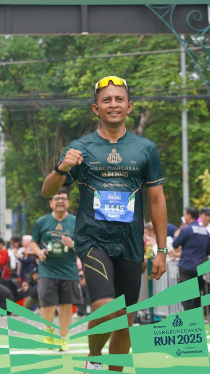Race photo from Mangkunegaran Run 2025