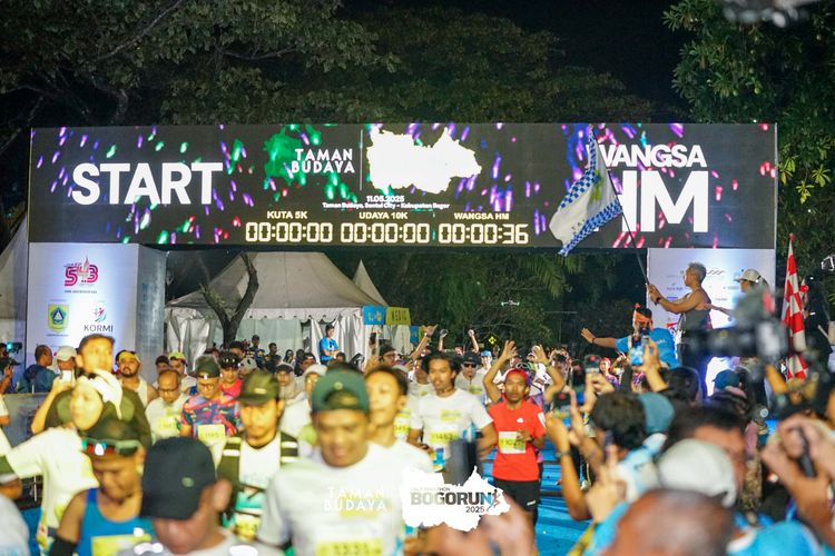 Race photo from Taman Budaya x BOGORUN 2025