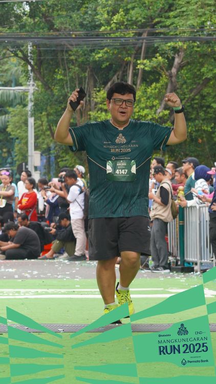Race photo from Mangkunegaran Run 2025