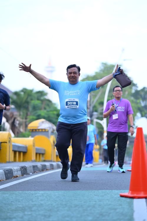 Race photo from KEMLU RUN 2025