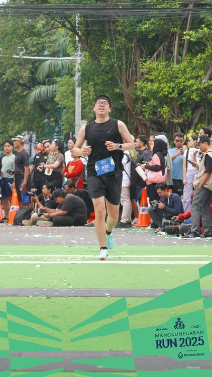 Race photo from Mangkunegaran Run 2025