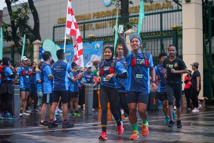 Race photo from Road to BAF Lions Run 2024