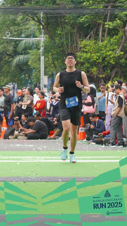 Race photo from Mangkunegaran Run 2025