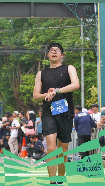 Race photo from Mangkunegaran Run 2025
