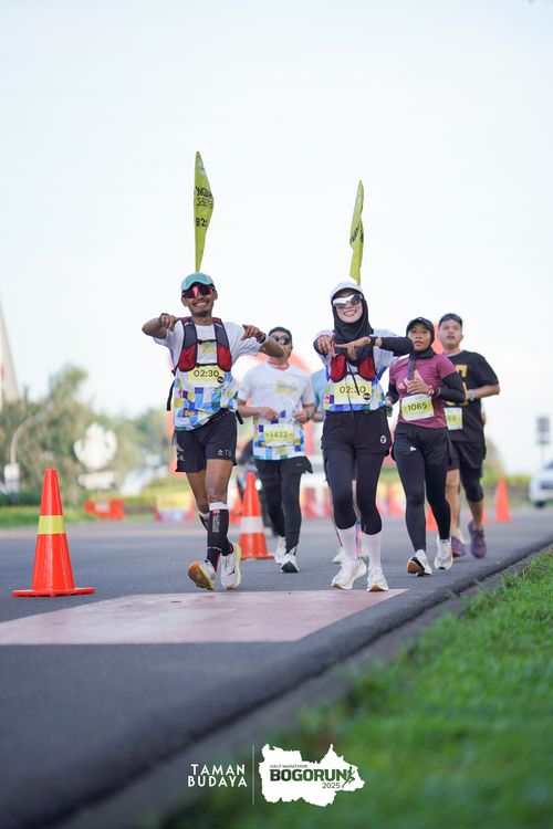 Race photo from Taman Budaya x BOGORUN 2025
