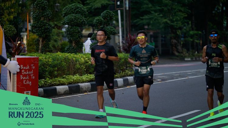 Race photo from Mangkunegaran Run 2025