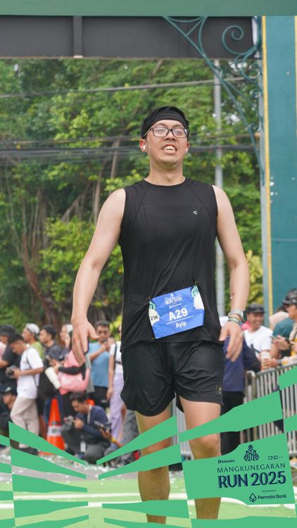 Race photo from Mangkunegaran Run 2025