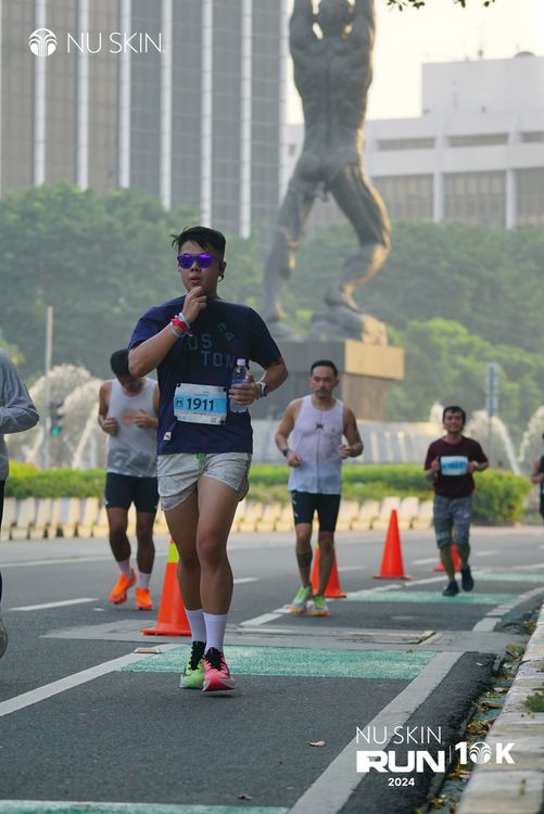 Race photo from Nu Skin Run 10K