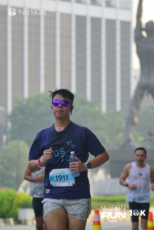 Race photo from Nu Skin Run 10K