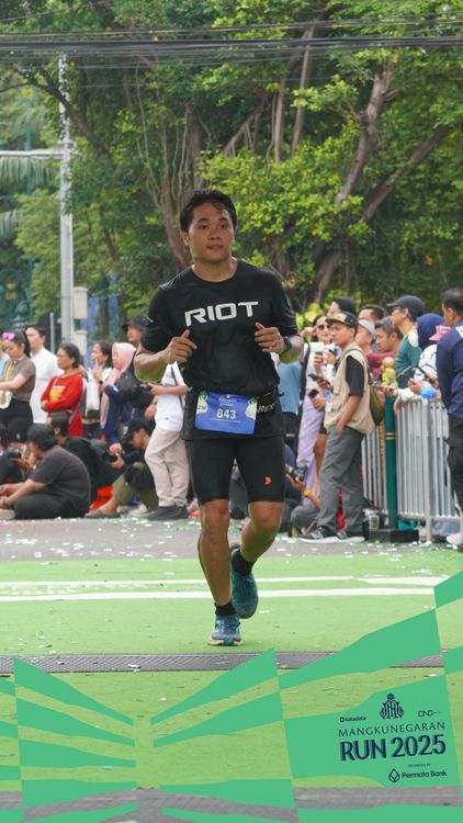 Race photo from Mangkunegaran Run 2025