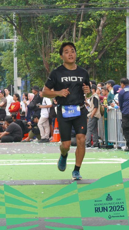 Race photo from Mangkunegaran Run 2025