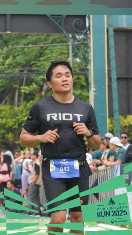 Race photo from Mangkunegaran Run 2025