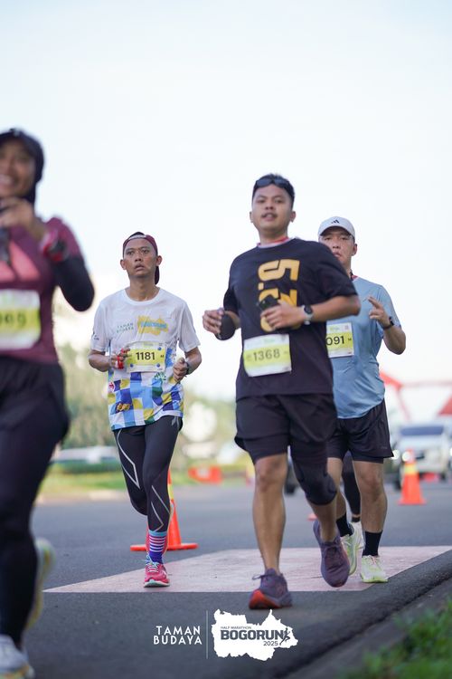 Race photo from Taman Budaya x BOGORUN 2025