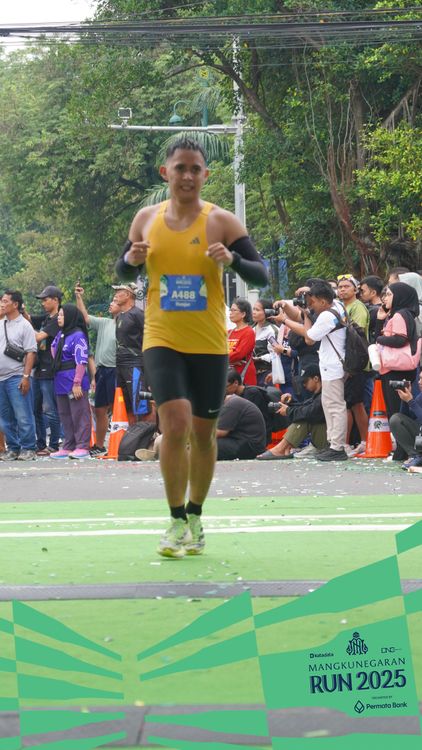 Race photo from Mangkunegaran Run 2025