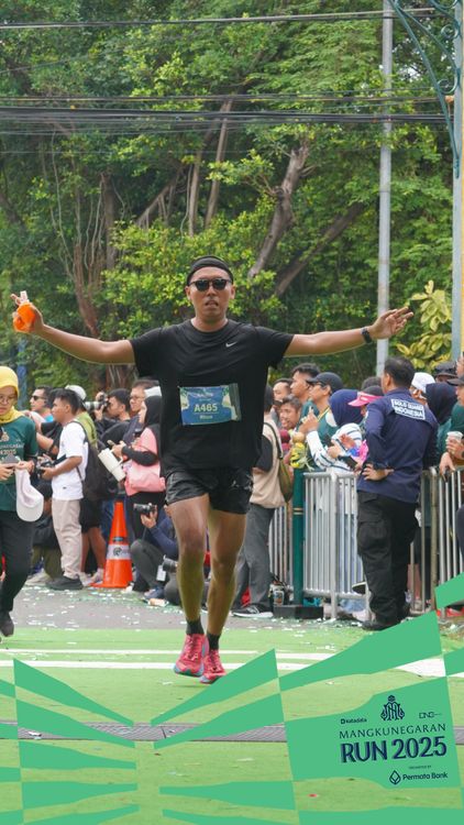 Race photo from Mangkunegaran Run 2025